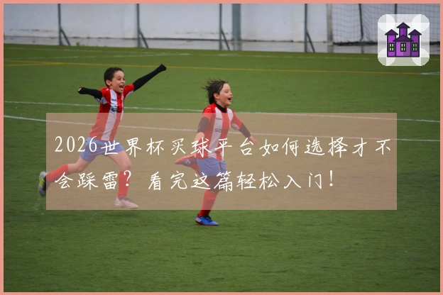2026世界杯买球平台如何选择才不会踩雷？看完这篇轻松入门！